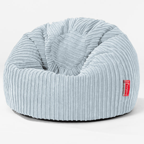 Klassicher Kindersessel Sitzsack 1-5 jahren - Cord Baby Blau 01