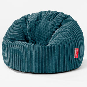 Klassicher Kindersessel Sitzsack 1-5 jahren - Cord Blaugrün