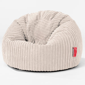 Klassicher Kindersessel Sitzsack 1-5 jahren - Cord Elfenbein
