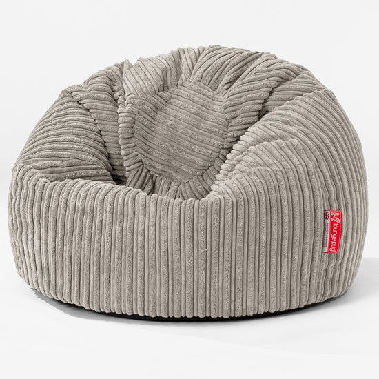 Klassicher Kindersessel Sitzsack 1-5 jahren - Cord Nerzfarben_01