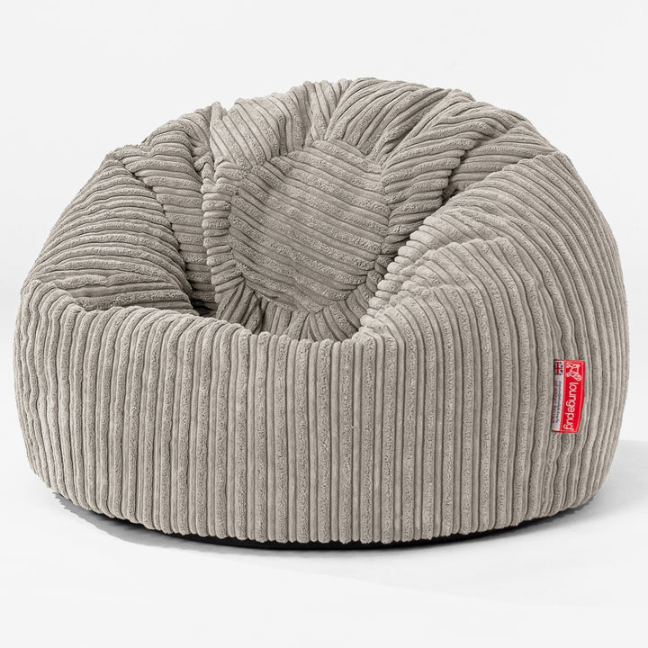 Klassicher Kindersessel Sitzsack 1-5 jahren - Cord Nerzfarben_01