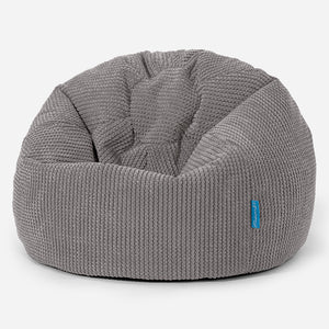 Klassicher Kindersessel Sitzsack 1-5 jahren - Pom-Pom Anthrazit