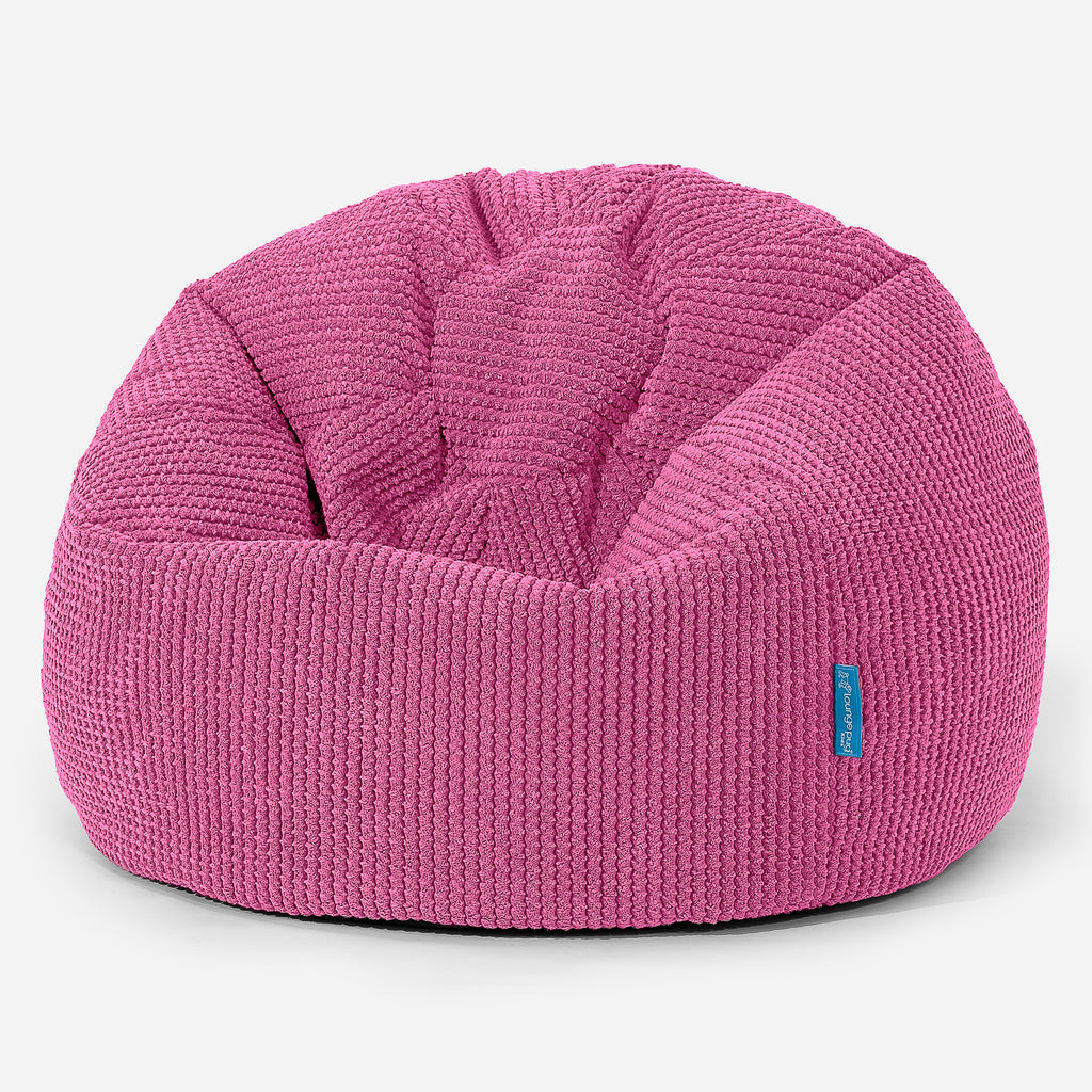 Klassicher Kindersessel Sitzsack 1-5 jahren - Pom-Pom Pink 01