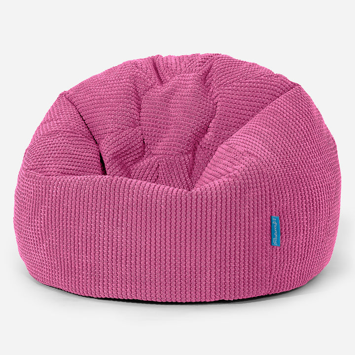 Klassicher Kindersessel Sitzsack 1-5 jahren - Pom-Pom Pink_01