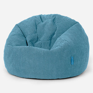 Klassicher Kindersessel Sitzsack 1-5 jahren - Pom-Pom Türkis