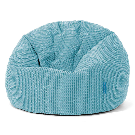 Klassicher Kindersessel Sitzsack 1-5 jahren - Pom-Pom Türkis_01