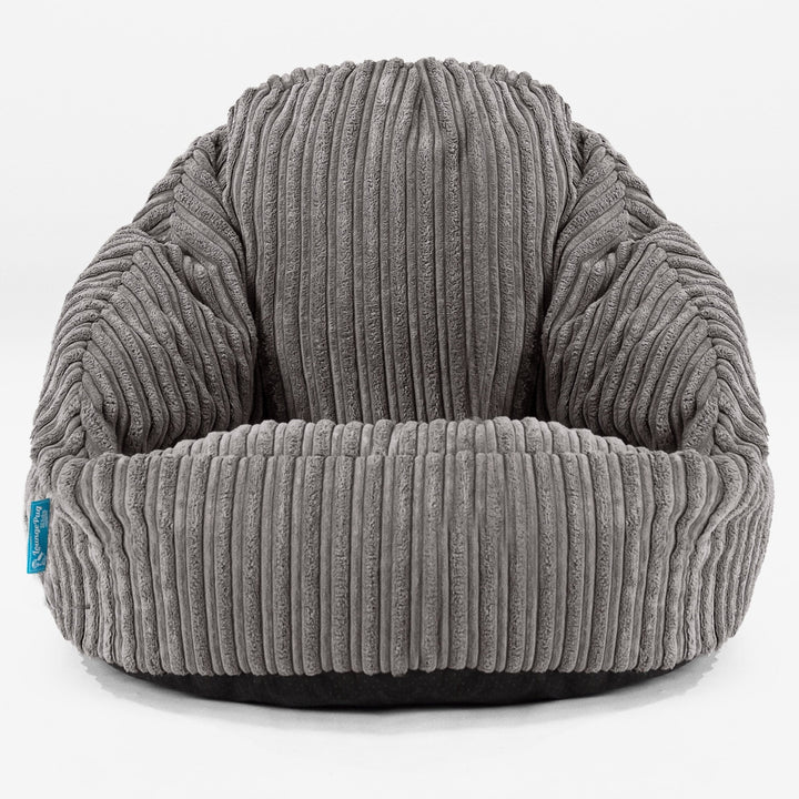Bubble Kinder-Sitzsack Sessel 1-3 jahren - Cord Graphitgrau_01