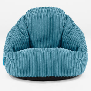 Bubble Kinder-Sitzsack Sessel 1-3 jahren - Cord Türkis