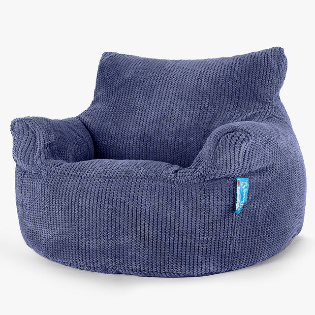 Kindersessel Sitzsack 3-8 jahren - Pom-Pom Lila 01