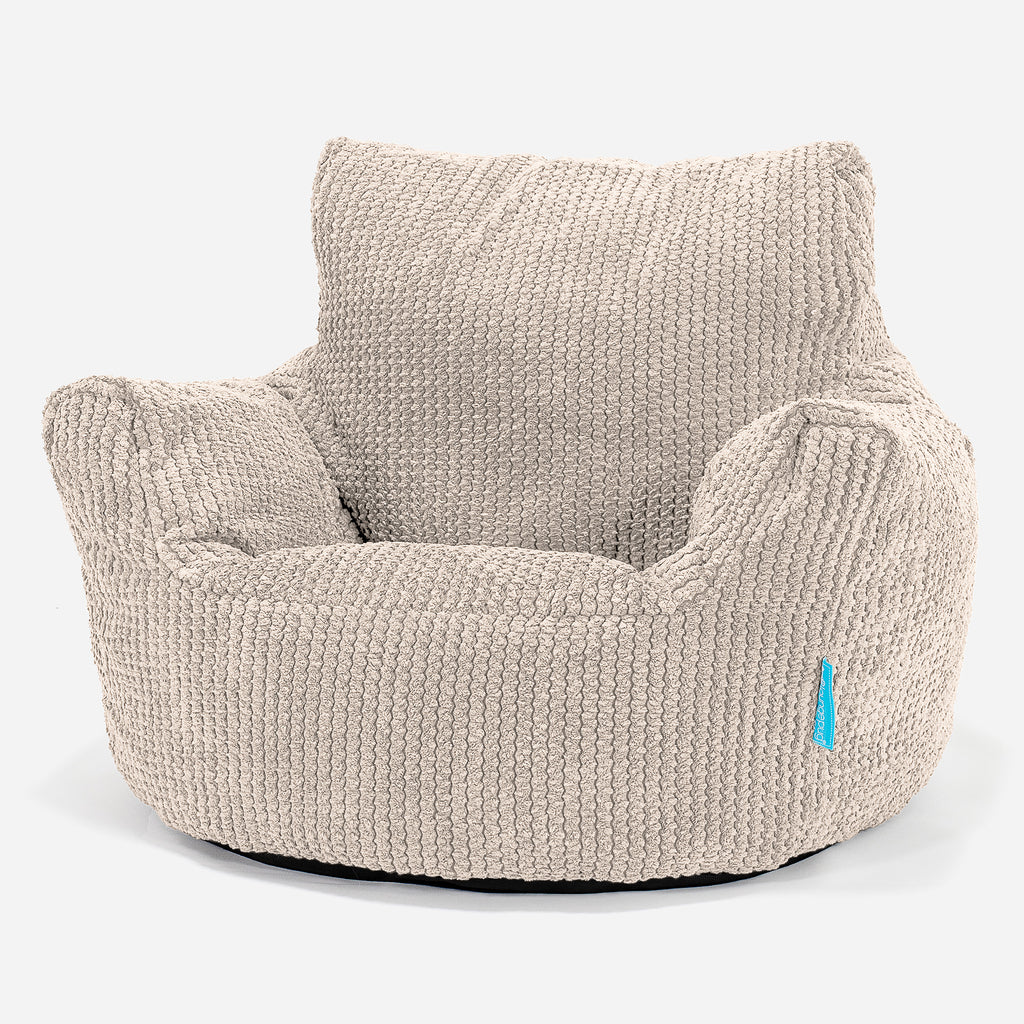 Klein Kindersessel Sitzsack 1-3 jahren - Pom-Pom Creme 01