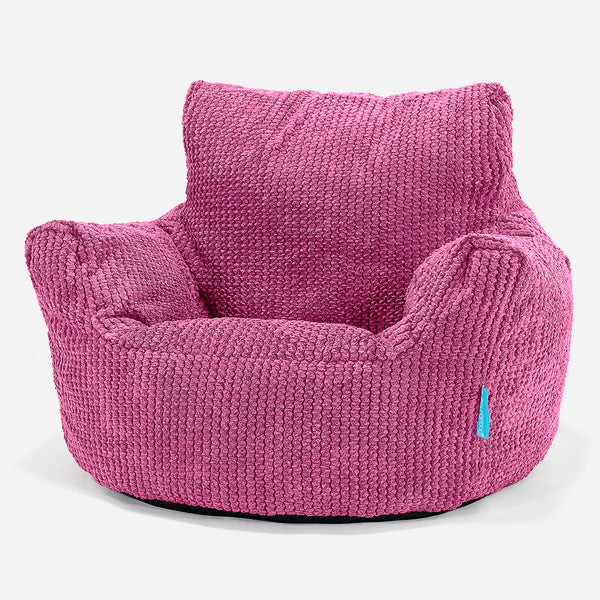 Klein Kindersessel Sitzsack 1-3 jahren - Pom-Pom Pink 01