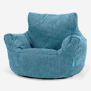 Klein Kindersessel Sitzsack 1-3 jahren - Pom-Pom Türkis