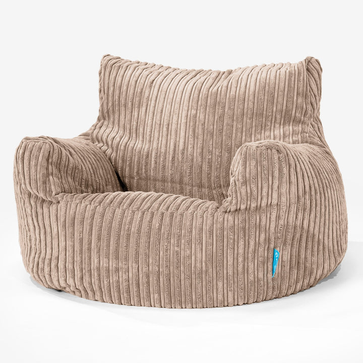 Kindersessel Sitzsack 3-8 jahren - Cord Sand 01