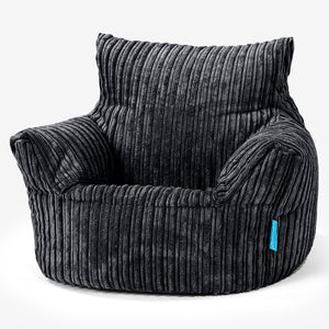 Klein Kindersessel Sitzsack 1-3 jahren - Cord Schwarz