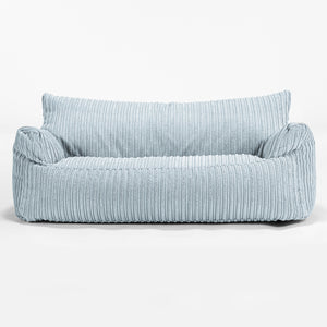 Josephine Sitzsack Sofa für Kinder 1-5 Jahre - Cord Baby Blau
