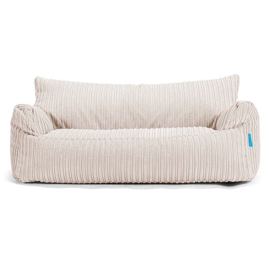 Josephine Sitzsack Sofa für Kinder 1-5 Jahre - Cord Elfenbein_01