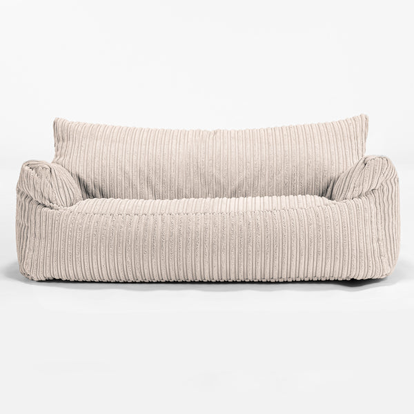 Josephine Sitzsack Sofa für Kinder 1-5 Jahre - Cord Creme 01