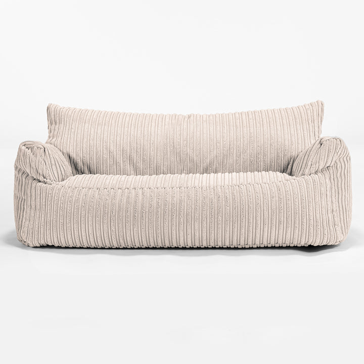 Josephine Sitzsack Sofa für Kinder 1-5 Jahre - Cord Elfenbein_01