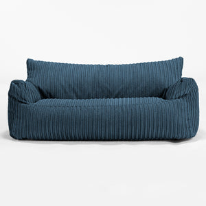 Josephine Sitzsack Sofa für Kinder 1-5 Jahre - Cord Marineblau