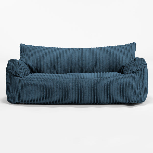 Josephine Sitzsack Sofa für Kinder 1-5 Jahre - Cord Marineblau 01