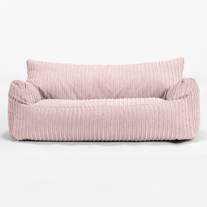 Josephine Sitzsack Sofa für Kinder 1-5 Jahre - Cord Rosa