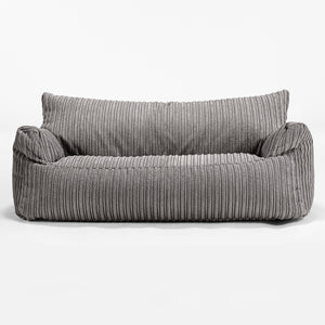 Josephine Sitzsack Sofa für Kinder 1-5 Jahre - Cord Graphitgrau