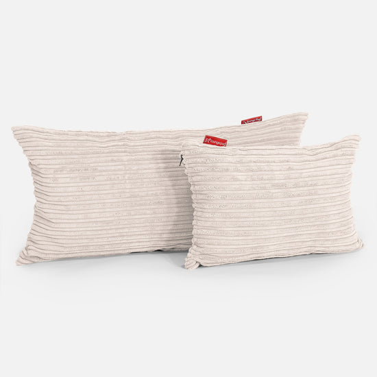 Kissen 35 x 50cm - Cord Creme 03