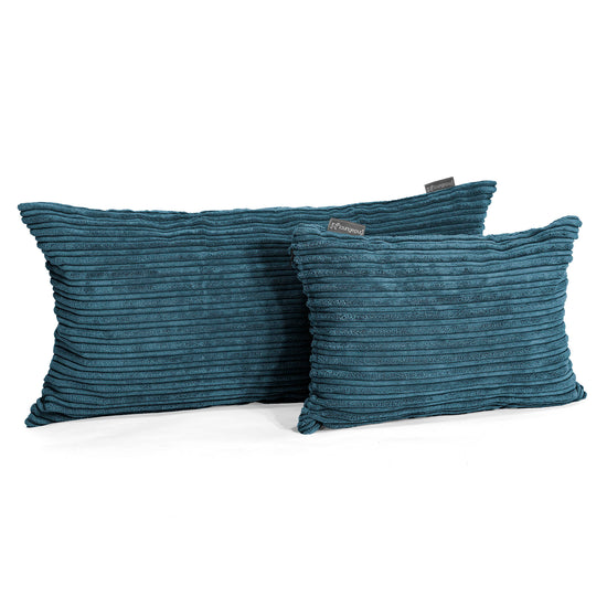 Kissen 35 x 50cm - Cord Marineblau 03