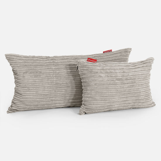 Kissen 35 x 50cm - Cord Nerzfarben 03