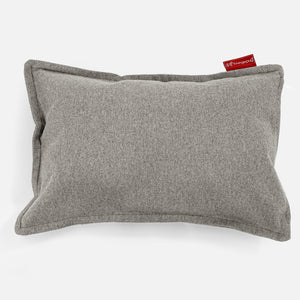 Dekokissen / Sofa Kissenbezug 35 x 50cm - Interalli Wolle Silber