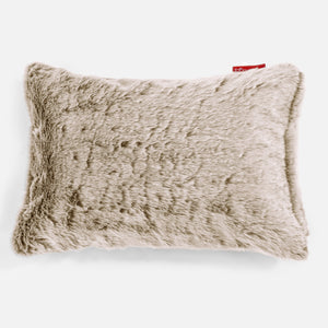 Dekokissen / Sofa Kissenbezug 35 x 50cm - Kaninchen Kunstfell Goldbraun
