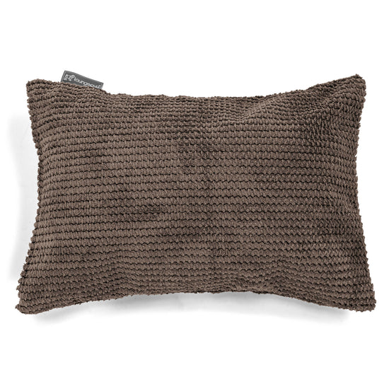 Kissen 35 x 50cm - Pom-Pom Schoko 01
