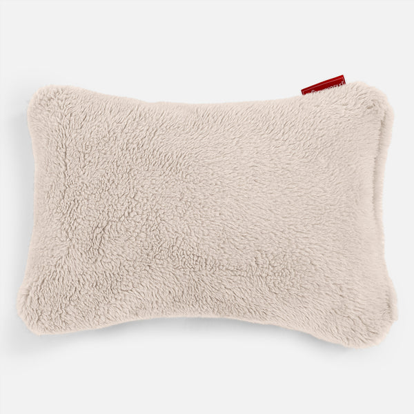 Kissen 35 x 50cm - Teddy Kunstfell Creme 01