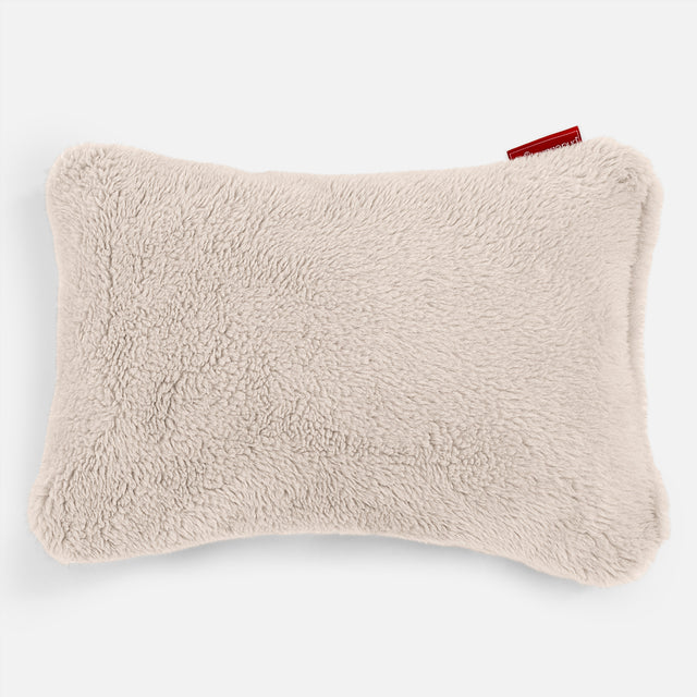 Kissen 35 x 50cm - Teddy Kunstfell Creme 01