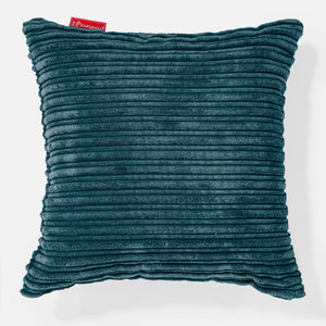 Dekokissen / Sofa Kissenbezug 47 x 47cm - Cord Blaugrün