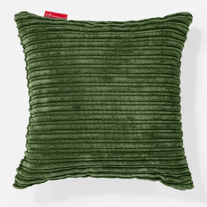 Dekokissen / Sofa Kissenbezug 47 x 47cm - Cord Nadelwaldgrün