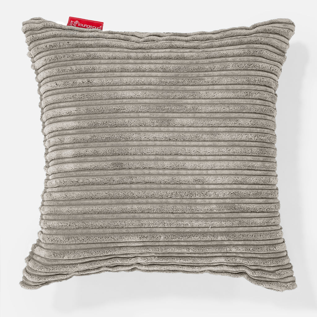 Kissen 47 x 47cm - Cord Nerzfarben 01