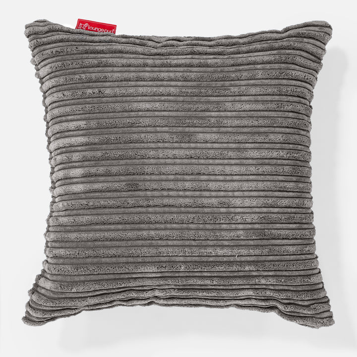 Kissen 47 x 47cm - Cord Schiefergrau 01