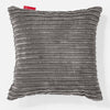 Kissen 47 x 47cm - Cord Schiefergrau 01