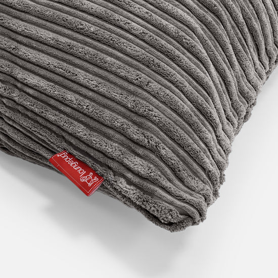 Kissen 47 x 47cm - Cord Schiefergrau 03