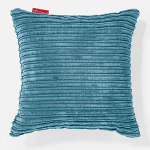 Dekokissen / Sofa Kissenbezug 47 x 47cm - Cord Türkis