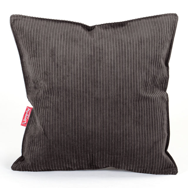Kissen 47 x 47cm - Nadelstreifencord Schiefergrau 01