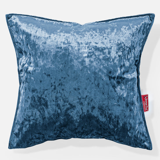Extra Große Kissen 70 x 70cm - Retro-Samt Türkis 01