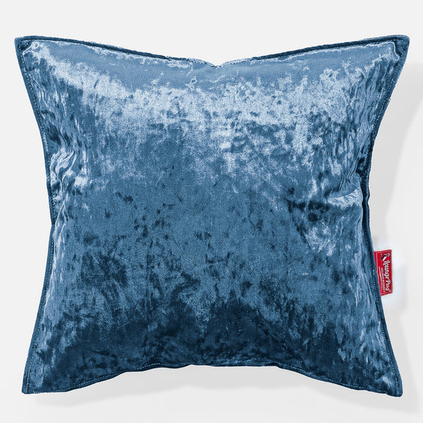Extra Große Kissen 70 x 70cm - Retro-Samt Türkis 01