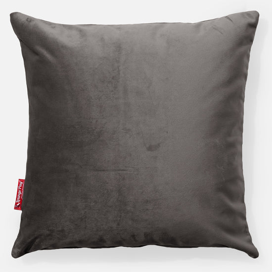 Kissen 47 x 47cm - Samt Schiefergrau 01