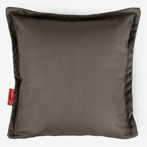 Dekokissen / Sofa Kissenbezug 47 x 47cm - Veganes Leder Grau