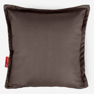 Dekokissen / Sofa Kissenbezug 47 x 47cm - Veganes Leder Schoko