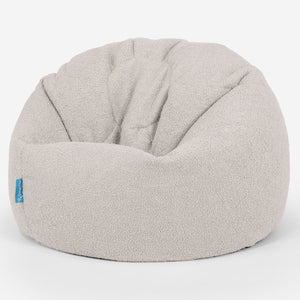 Klassicher Kindersessel Sitzsack 1-5 jahren - Bouclé Elfenbein