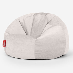 Klassischer Sitzsack Sessel - Chenille Creme