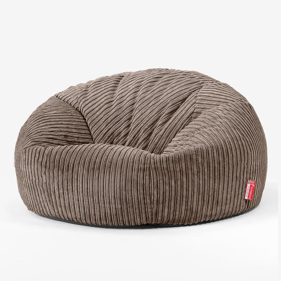 Kinder Sitzsack Sofa 6-14 Jahre - Cord Mocca 02